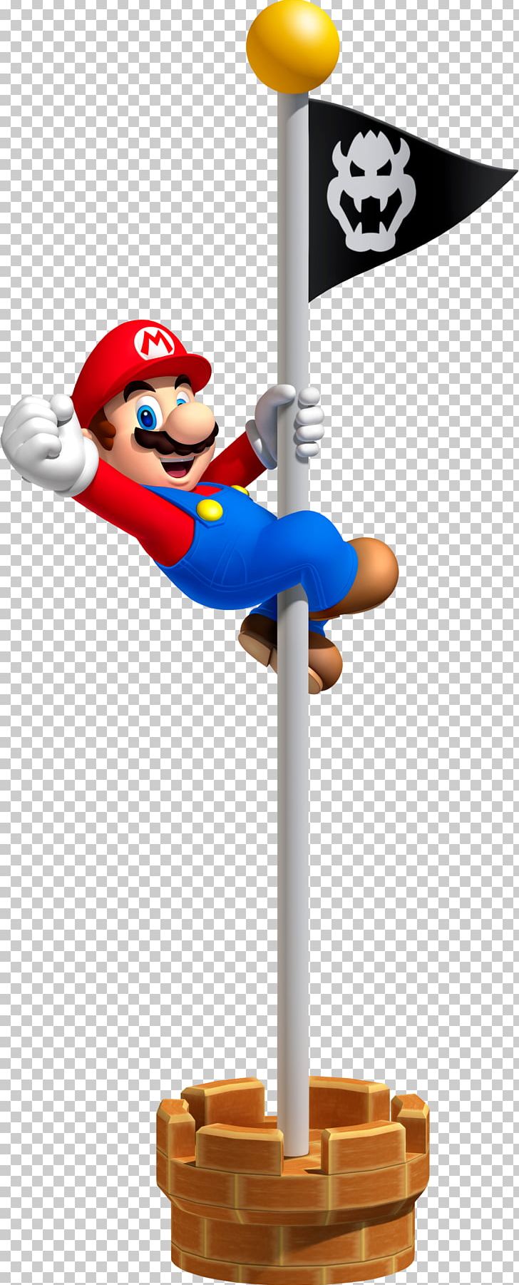 Mario on deals flagpole