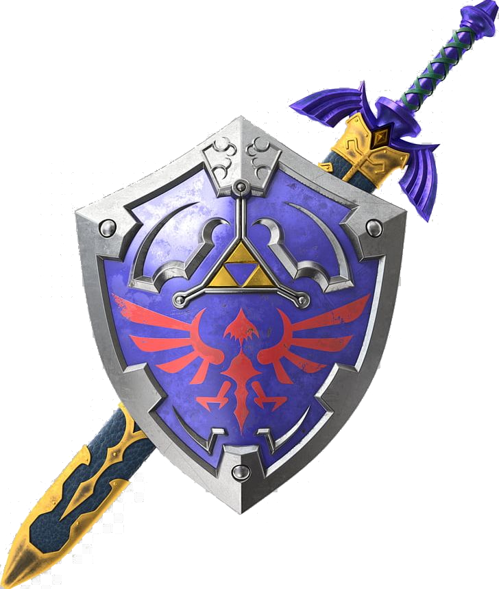 Hyrule Sword and Shield - A.G.E Store videogame embroidery patterns