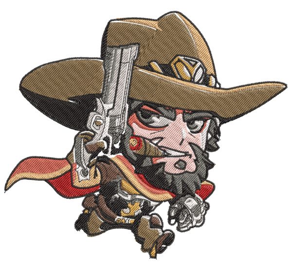 Overwatch McCree Chibi