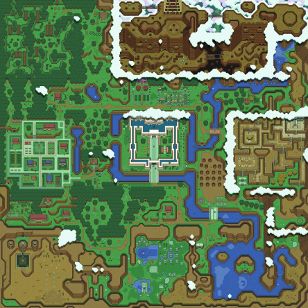 Embroider Zelda Hyrule Overworld Map - A.G.E Store |game patterns