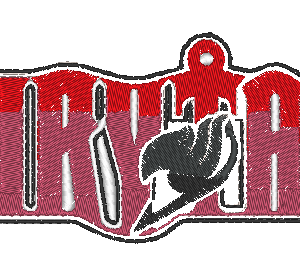 Fairy Tail logo stitched