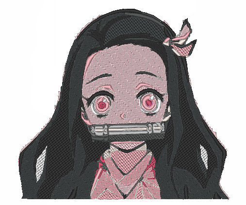 Anime Embroidery Demon Slayer Nezuko Kamado A G E Store Patterns