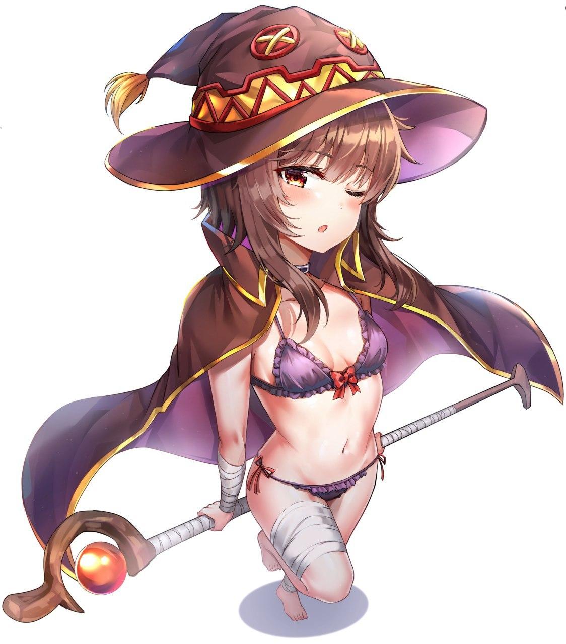 eco pasta Tibio Anime Embroidery Sexy Megumin - A.G.E Store | embroidery patterns