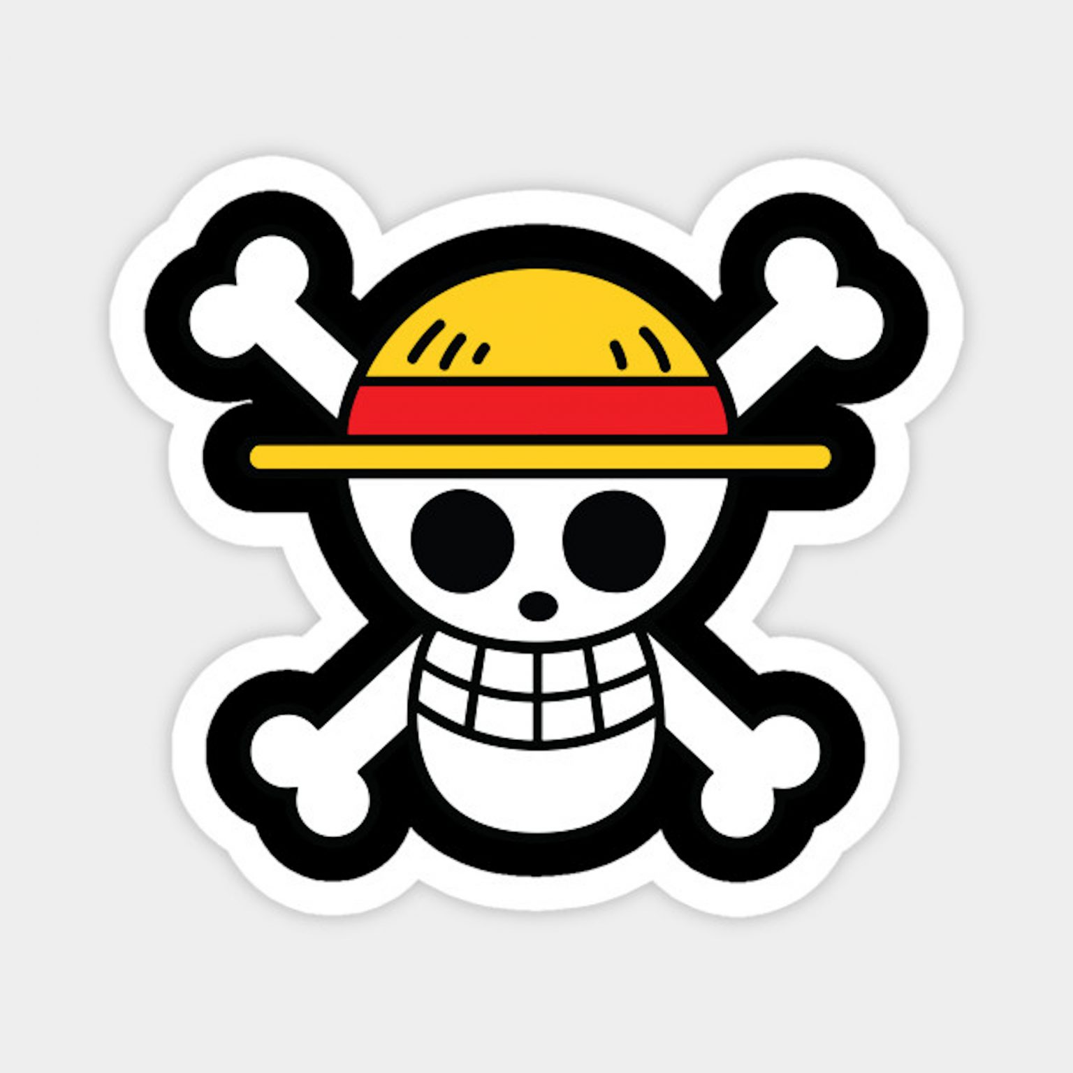 Straw Hat Pirate Crew One Piece Logo Embroidery Design Straw Hat | My ...