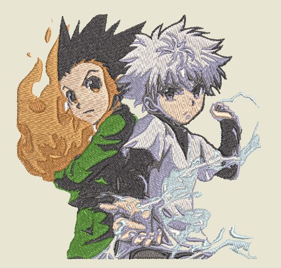 Killua Embroidery Design File/ Hunter x Hunter Anime Embroid - Inspire  Uplift