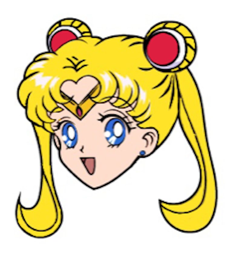Anime Embroidery Sailor Moon Head  Store embroidery patterns