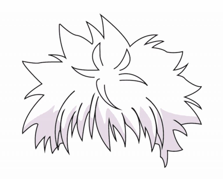 Anime Embroidery Killua Zoldyck Hair A.G.E Store embroidery patterns