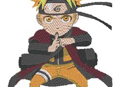 Anime Embroidery Naruto Sage Chibi