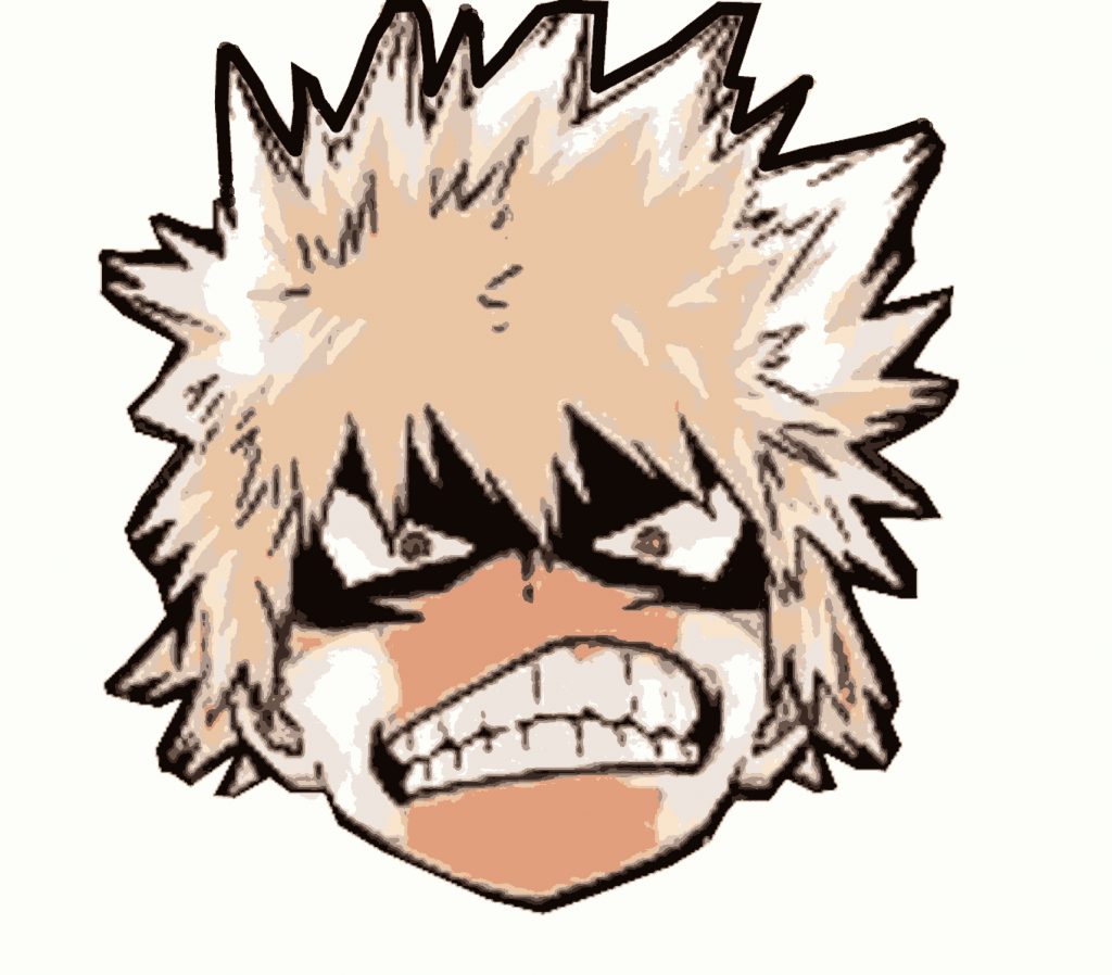 Anime Embroidery Katsuki Sneer - A.G.E Store |anime embroidery patterns