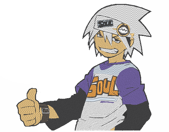 Anime Embroidery Soul Eater Evans Thumbs Up  Store | patterns