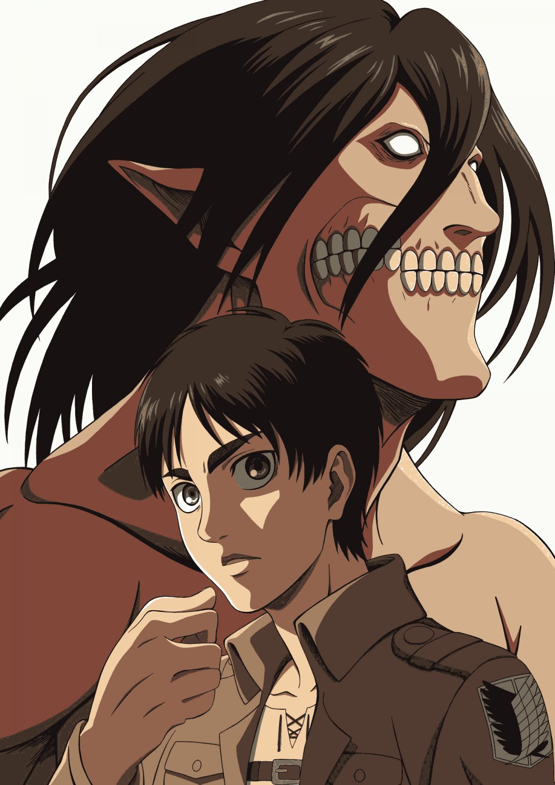 Anime Embroidery AOT Eren Duo - A.G.E Store anime patterns