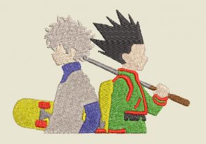 Anime Embroidery Hunter X Hunter Duo Simple | A.G.E Store patterns