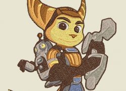Embroidery Ratchet And Clank
