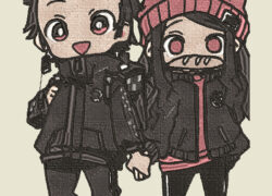 Anime Embroidery Demon Slayer Chibis