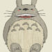 Anime Embroidery Totoro Laughs