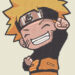 Anime Embroidery Naruto Chibi High Punch