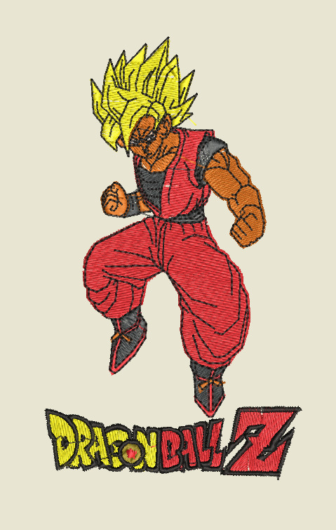 Dragon Ball Z Anime Embroidery Design, Anime Embroidery File - Inspire  Uplift