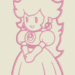 Embroidery Pattern Princess Peach Lineart