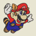 Mario Racoon Flys Embroidery Pattern