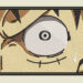 Anime Embroidery Luffy Eye Closeup