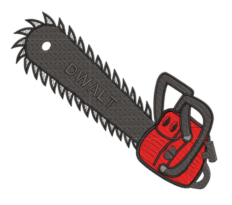 Embroidery Pattern Chainsaw Weapon A.G.E Store anime pattern