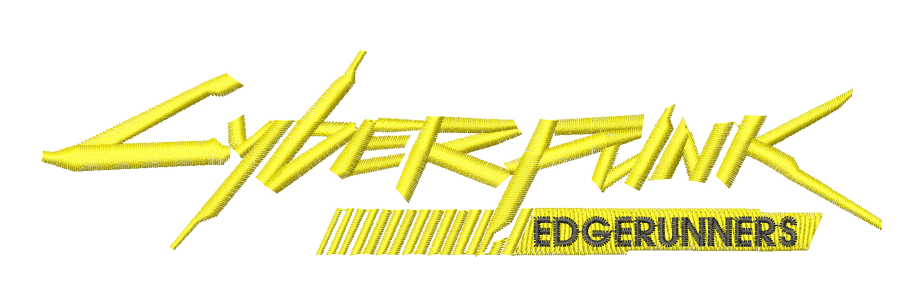 Embroidery Pattern Cyberpunk Logo A G E Store anime Patterns