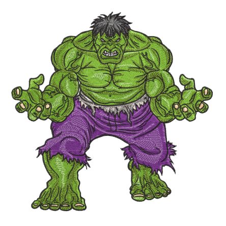 Hulk Pattern Print Embroidery Pattern Hulk Grabs - A.G.E Store | anime patterns