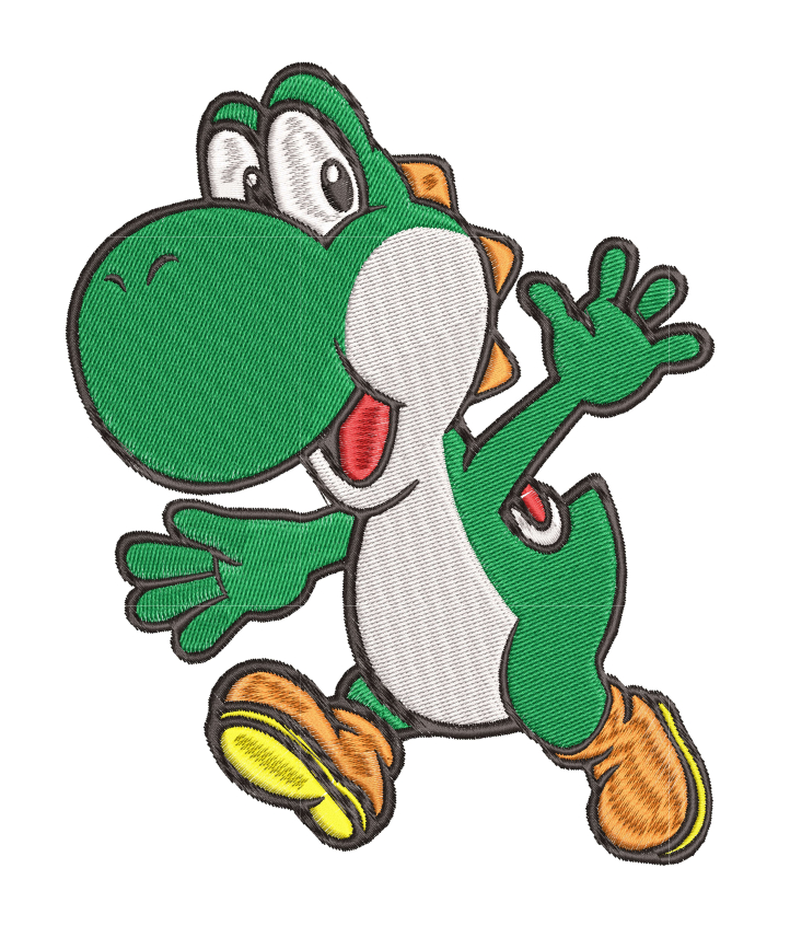 Embroidery Pattern Mario Luigi Yoshi Group - A.G.E Store patterns