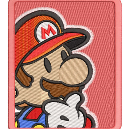 Embroidery Pattern Mario Thinks