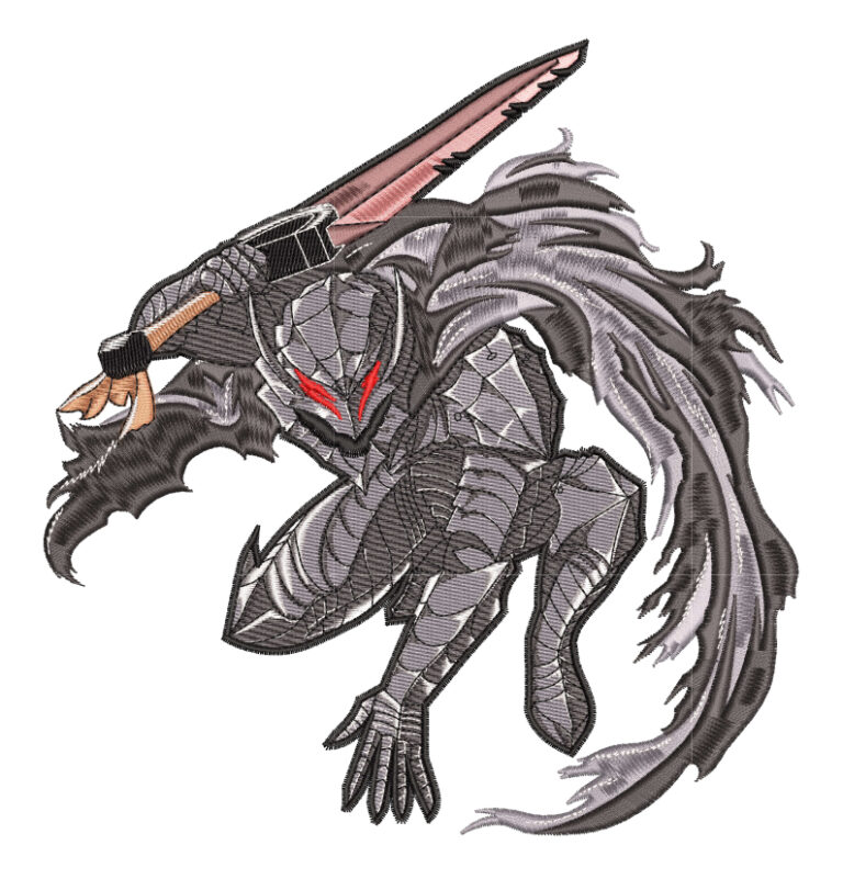 Anime Embroidery Pattern Guts Berserk Armor - A.G.E Store