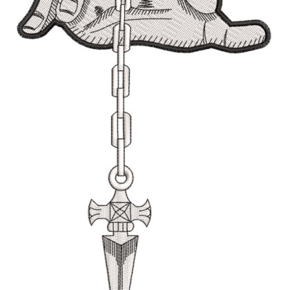 Anime Embroidery Pattern Kurapika Judgment Chain
