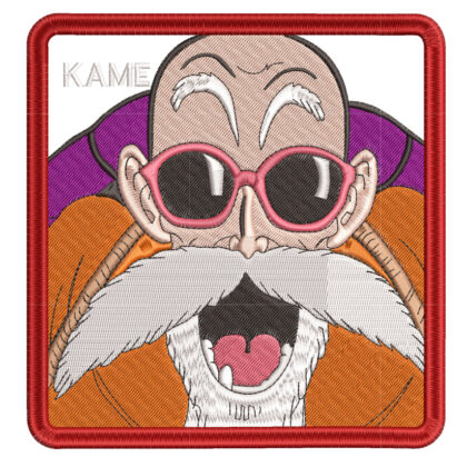 Anime Embroidery Master Roshi Laughs