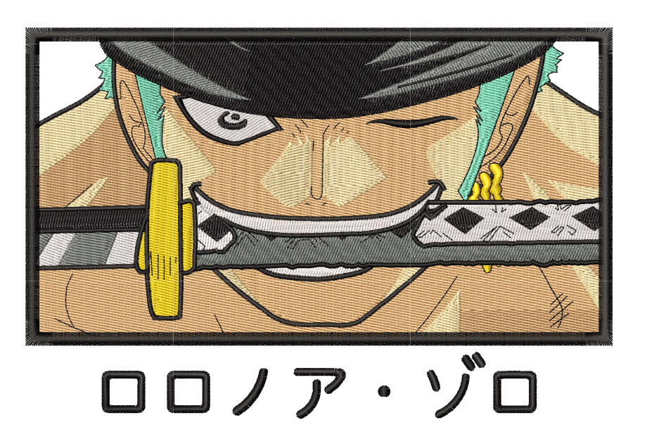 Roronoa Zoro Eyes Embroidery (One Piece)