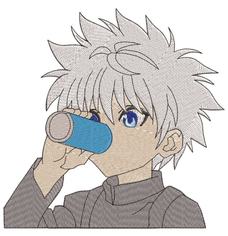 Killua Patterns Anime Embroidery Pattern Killua Drinks - A.G.E Store | machine designs