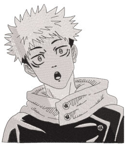 Yuji Pattern Anime Embroidery Pattern Yuji Stunned Manga - A.G.E Store | designs
