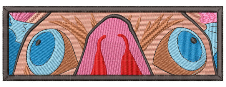 Insosuke Boar Pattern Anime Embroidery Inosuke Boar Eyes - A.G.E Store | designs patterns
