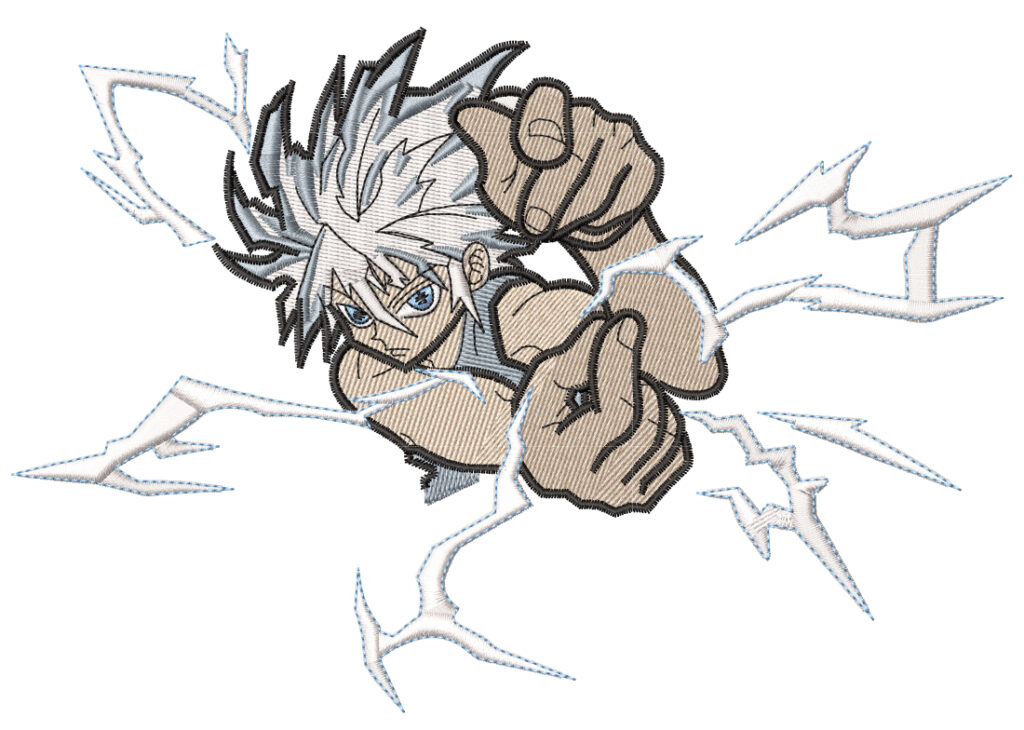 Killua Patterns Anime Embroidery Pattern Killua Sparks - A.G.E Store | designs