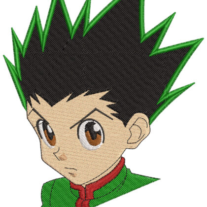 Anime Embroidery Pattern Gon Head