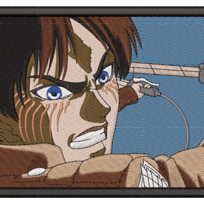 Anime Embroidery Pattern Eren Shift Attack