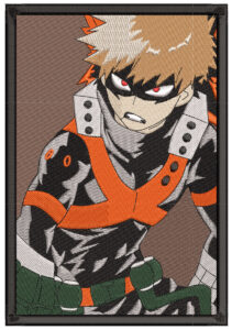 Anime Embroidery Pattern Katsuki Bakugo Grit - A.G.E Store | designs