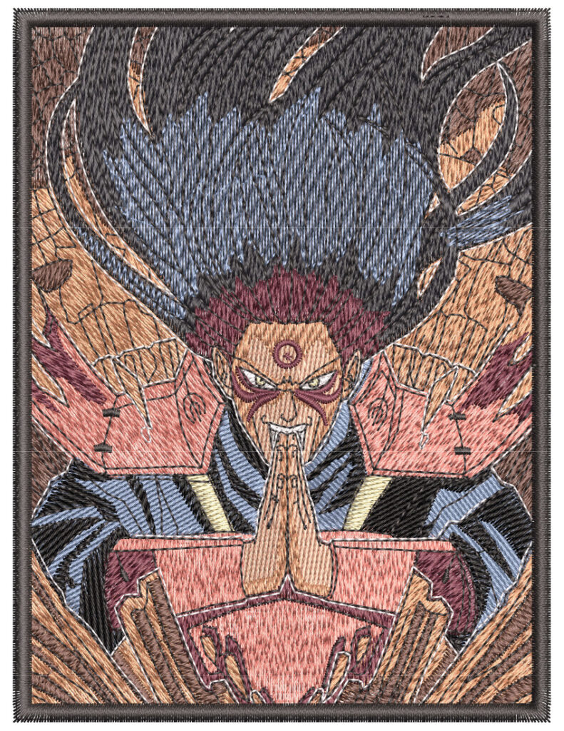 Anime Embroidery Pattern Hashirama Attacks - A.G.E Store | designs