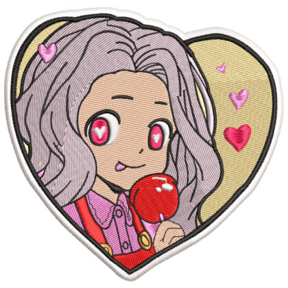 Anime Embroidery Pattern MHA Eri Heart