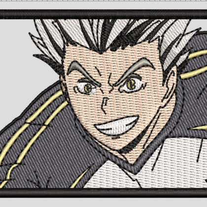 Anime Embroidery Pattern Bokuto Attack