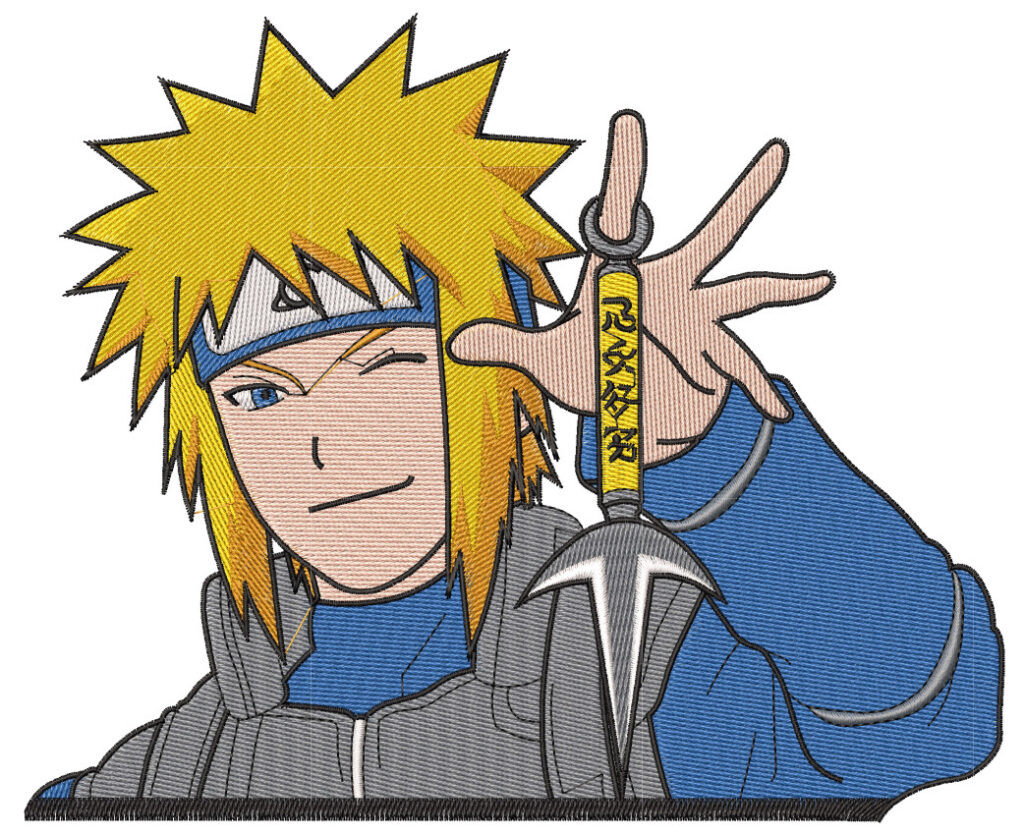 Anime Embroidery Pattern Minato Kunai - A.G.E Store | designs
