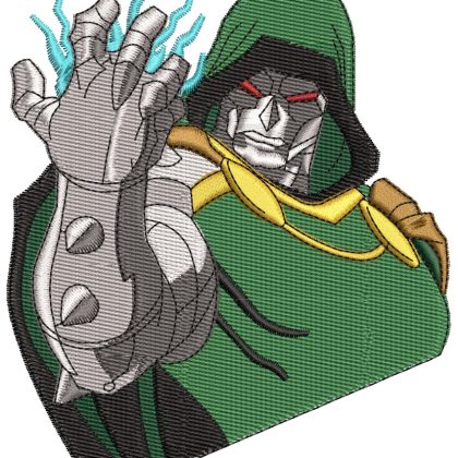 Embroidery Pattern Dr Doom Flex