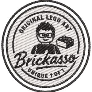 Embroidery Pattern Brickasso Logo