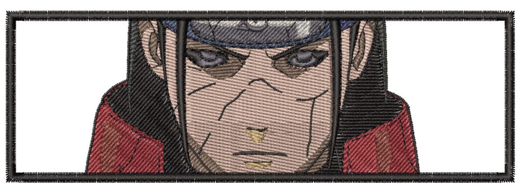 Anime Embroidery Pattern Hashirama Face Closeup - A.G.E Store | designs
