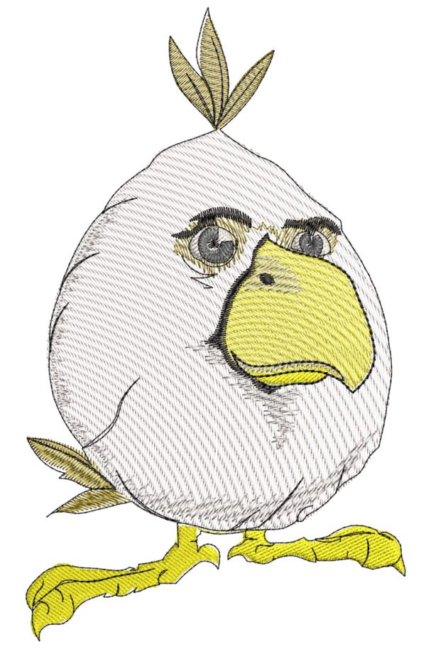 Embroidery Pattern Angry Birds Matilda