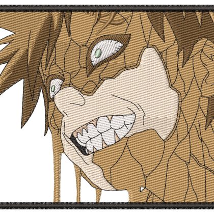 Anime Embroidery Pattern Gaara Face Sand