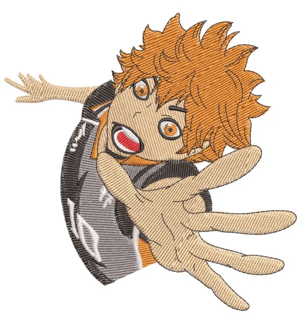 Anime Embroidery Pattern Hinata Reach